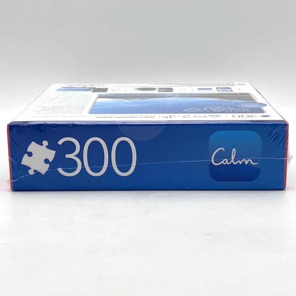 Calm Mindful Puzzle Jasper Lake 300-Piece 24"x18" Includes 30-Day App & Poster - Picture 4 of 15